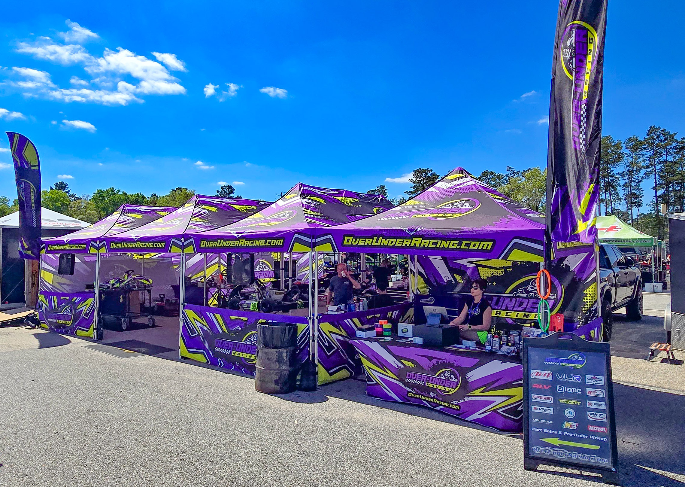 2026 Over-Under Racing Tent Setup